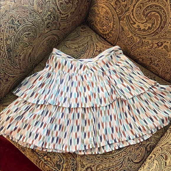 Bethany Mota Multicolor Ruffled/Tiered Women's Skirt - size XS. - Picture 1 of 5
